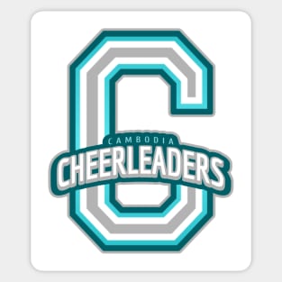 Cambodia Cheerleader Sticker